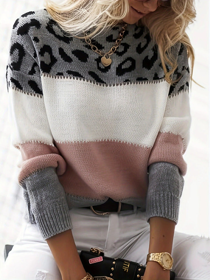 LELA | ELEGANT LEOPARD SWEATER