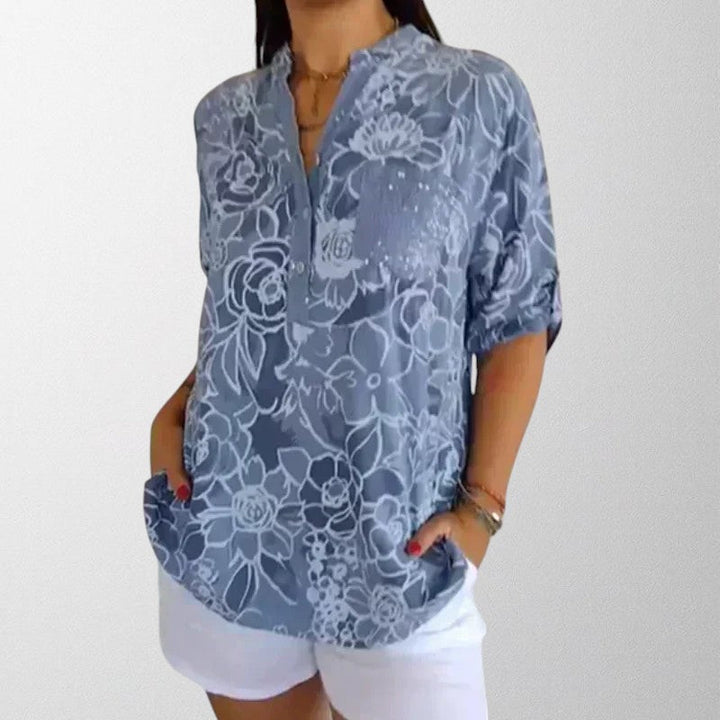 MIA | FLORAL PRINT BLOUSE
