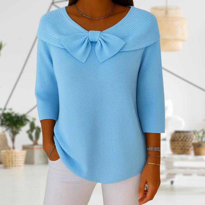 BEATRIX |  BOW DETAIL JUMPER
