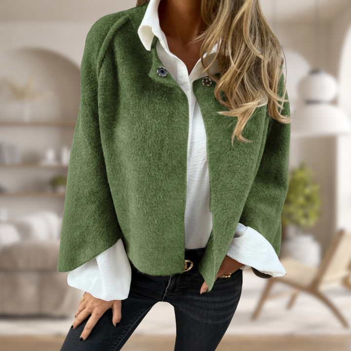 AVERY | CHIC SHORT JACKET WITH FLARED SLEEVES