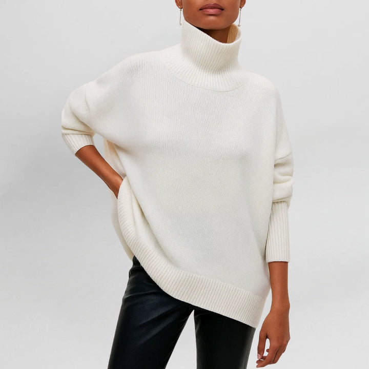 EVIE™ | KNITTED JUMPER WITH TURTLENECK
