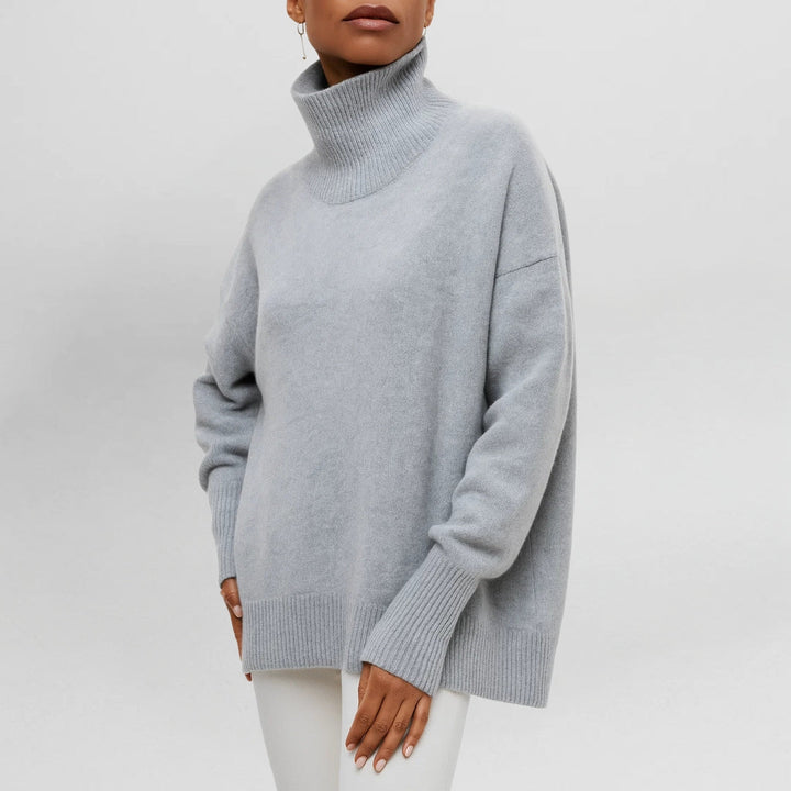 EVIE™ | KNITTED JUMPER WITH TURTLENECK