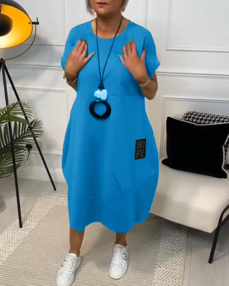 SARVELLE | CASUAL SHORT-SLEEVE KAFTAN