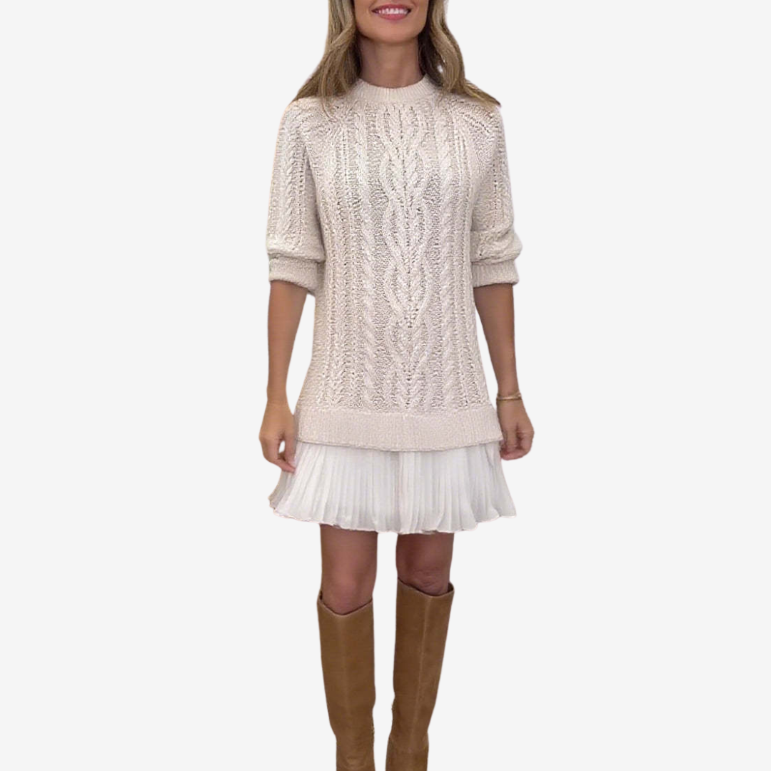 ISOLDE | KNIT SWEATER DRESS