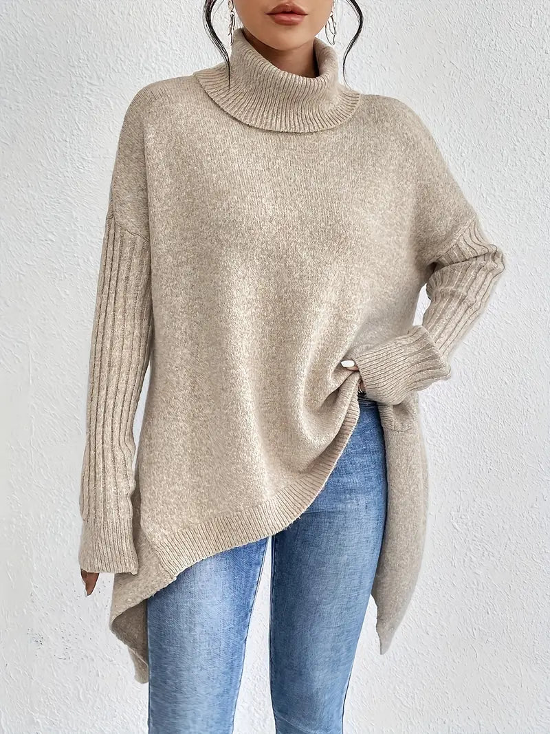 ELIZA | CASUAL ROLL NECK SWEATER