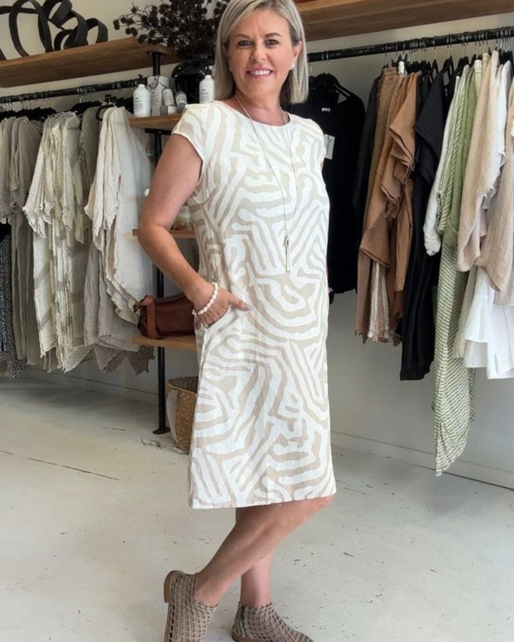 AVANILLE | ROUND NECK SUMMER DRESS