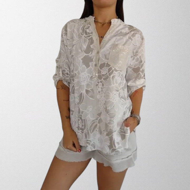 MIA | FLORAL PRINT BLOUSE