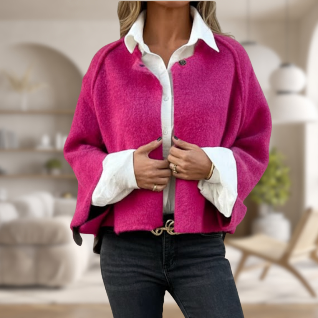 AVERY | CHIC SHORT JACKET WITH FLARED SLEEVES