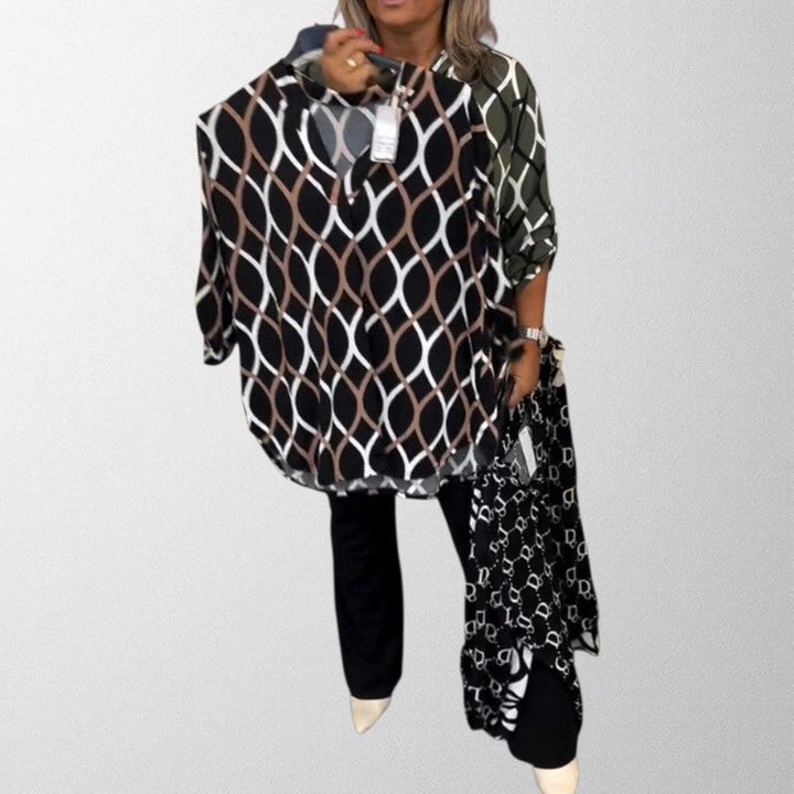 KATIE | GRAPHIC PRINT BLOUSE