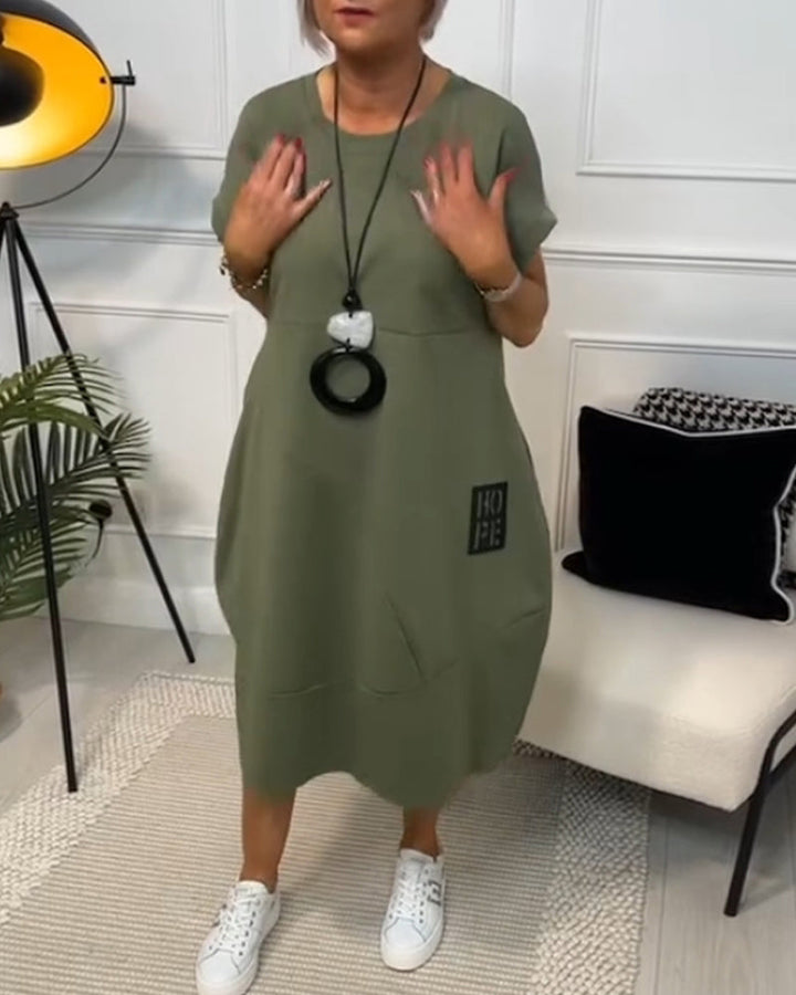 SARVELLE | CASUAL SHORT-SLEEVE KAFTAN