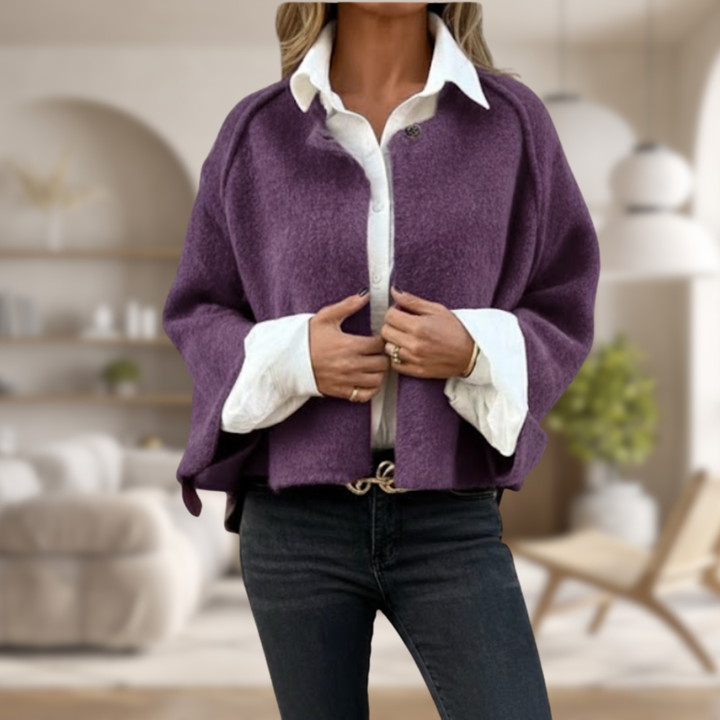 AVERY | CHIC SHORT JACKET WITH FLARED SLEEVES