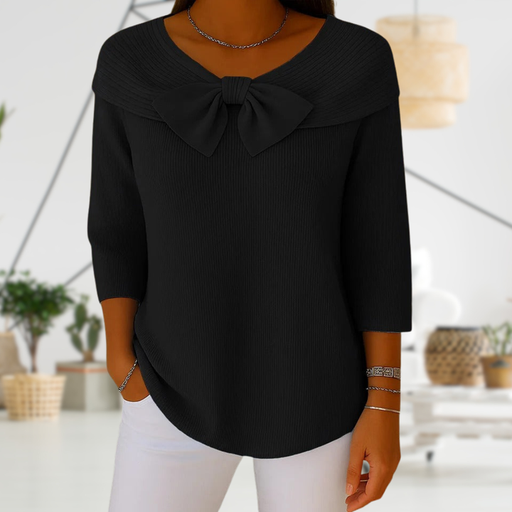 BEATRIX |  BOW DETAIL JUMPER