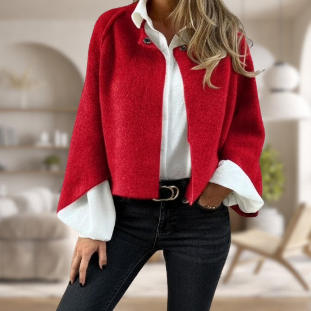 AVERY | CHIC SHORT JACKET WITH FLARED SLEEVES