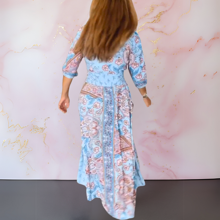 AVENELLE | V-NECK SUMMER DRESS