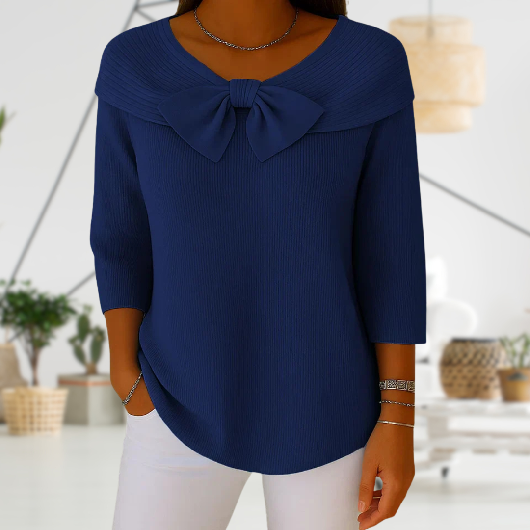 BEATRIX |  BOW DETAIL JUMPER