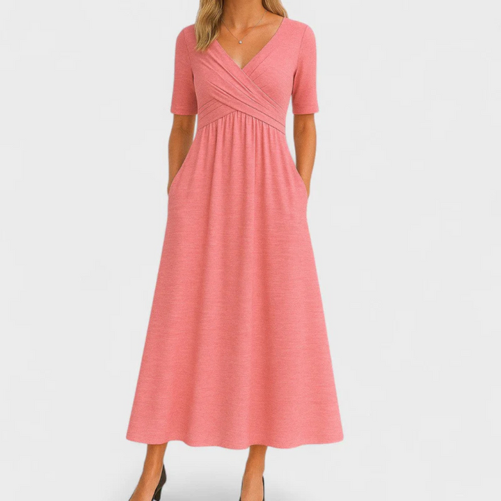 VIANELLE | ELEGANT DRESS WITH TUMMY COVERAGE