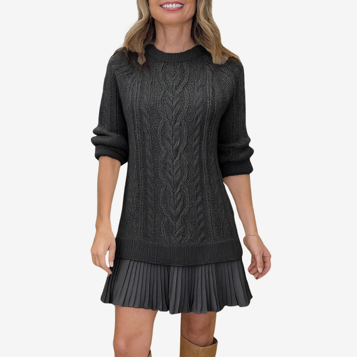 ISOLDE | KNIT SWEATER DRESS