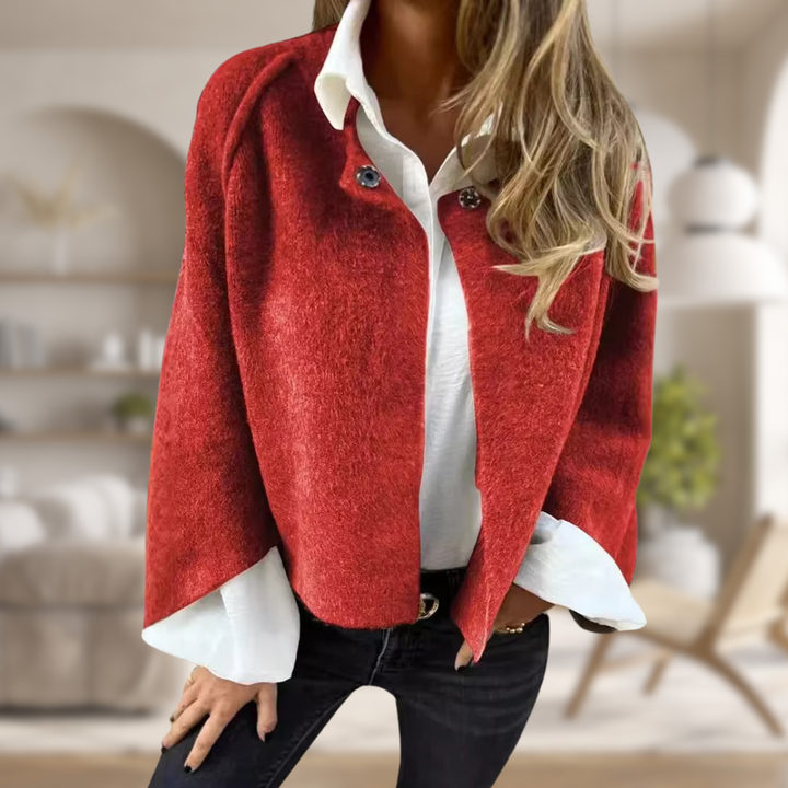 AVERY | CHIC SHORT JACKET WITH FLARED SLEEVES