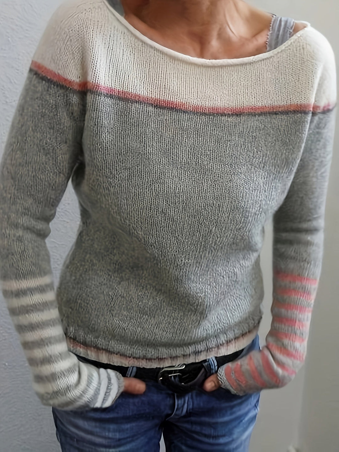 KATHARINA | ELEGANT STRIPED SWEATER