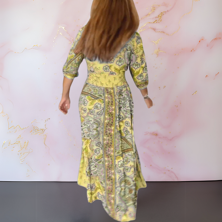 AVENELLE | V-NECK SUMMER DRESS