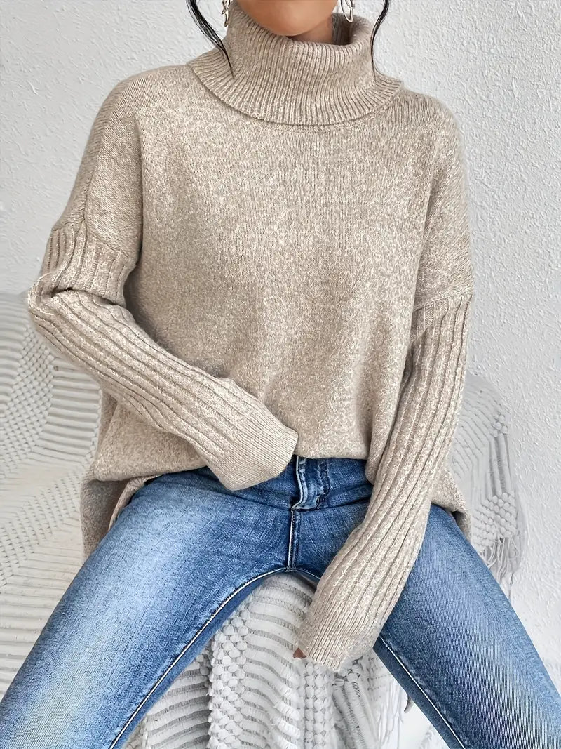 ELIZA | CASUAL ROLL NECK SWEATER