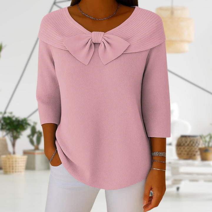BEATRIX |  BOW DETAIL JUMPER