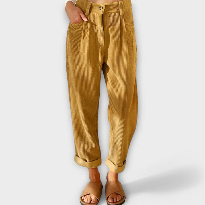 JANA | MODERN CORDUROY TROUSERS