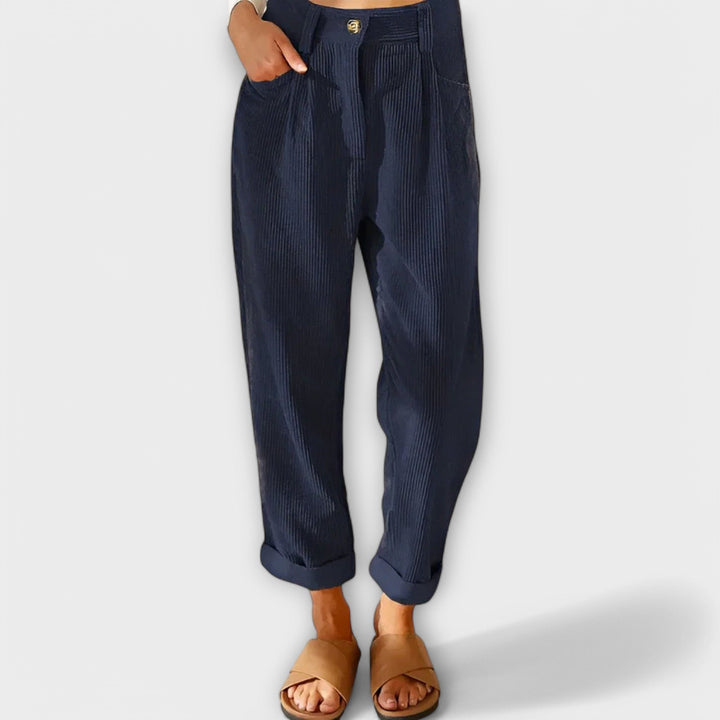 JANA | MODERN CORDUROY TROUSERS