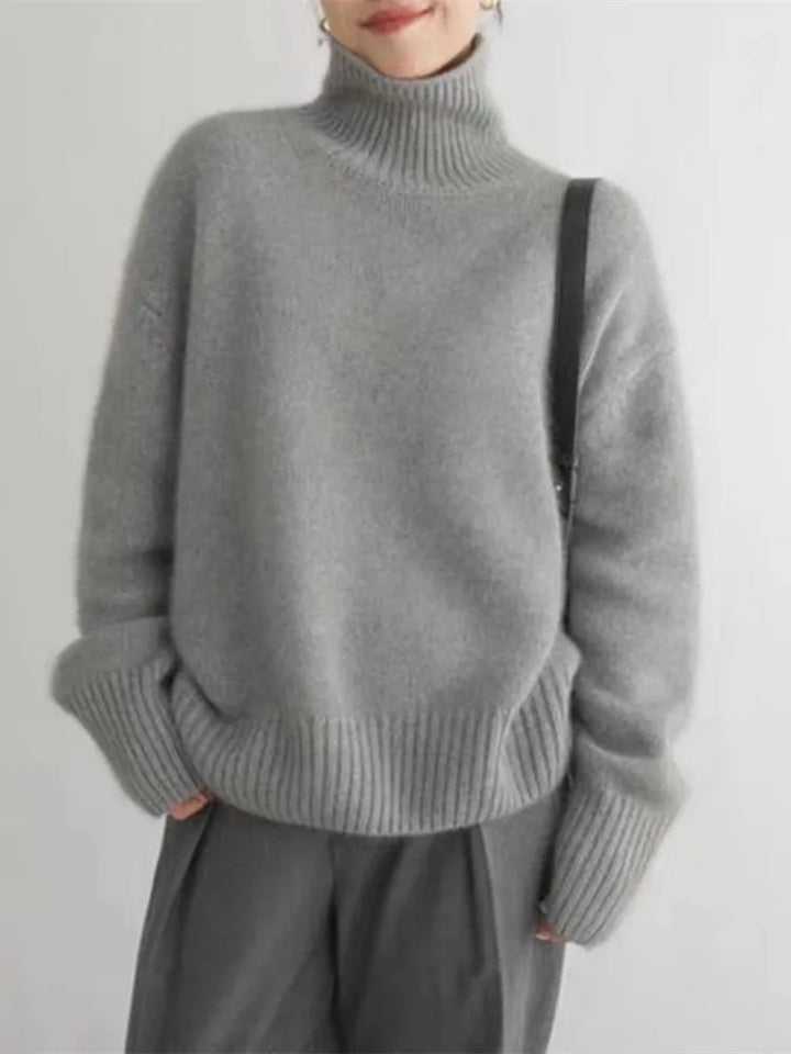 ELSIE |  | SOFT JUMPER WITH A HIGH COLLAR