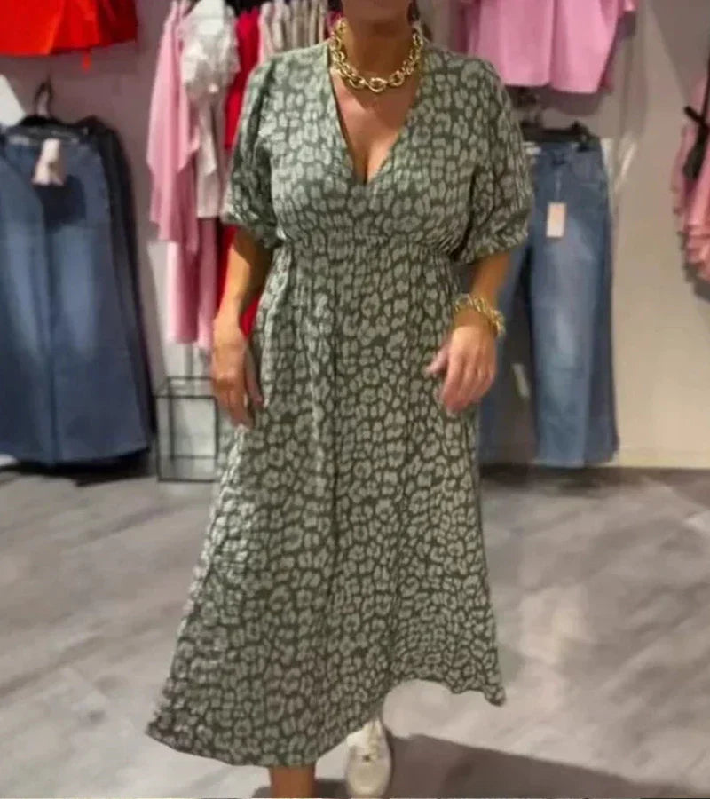 LUNARA | ELEGANT PRINT DRESS