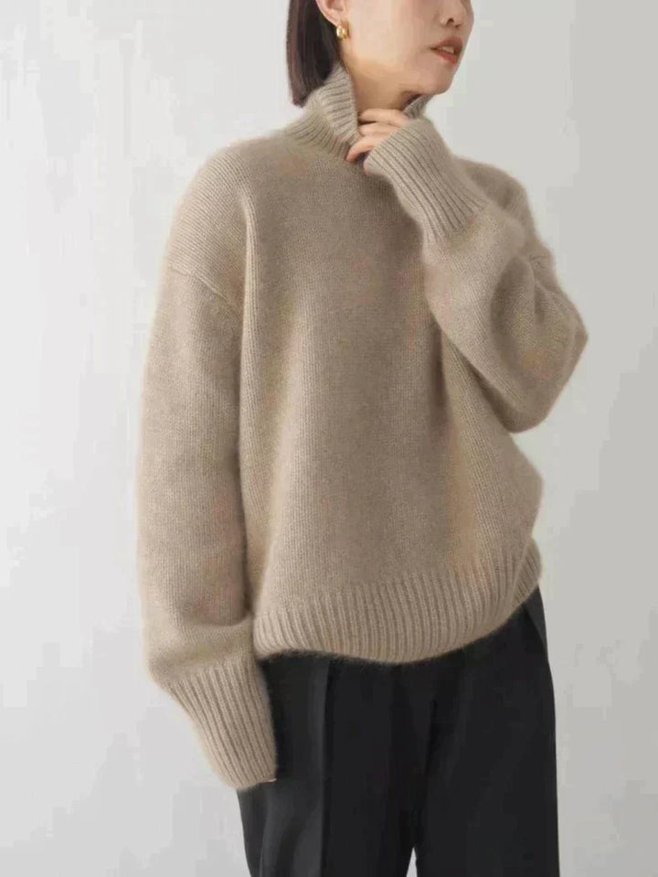 ELSIE |  | SOFT JUMPER WITH A HIGH COLLAR