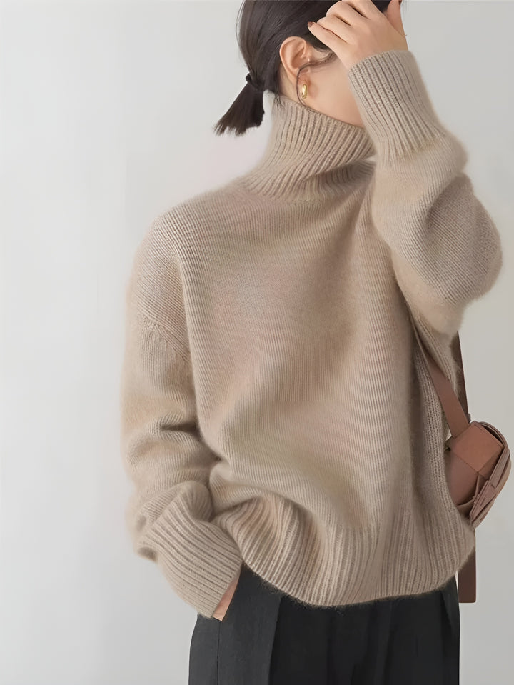 ELSIE |  | SOFT JUMPER WITH A HIGH COLLAR