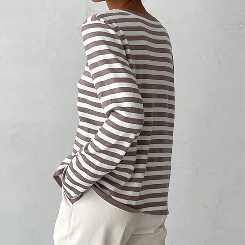 NICOLE | ELEGANT STRIPED SWEATER