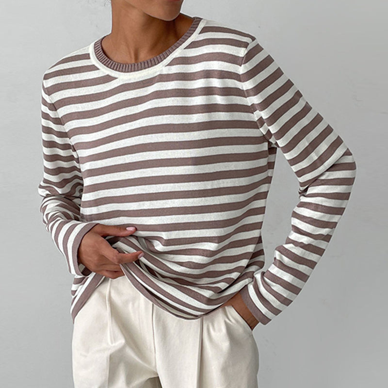 NICOLE | ELEGANT STRIPED SWEATER