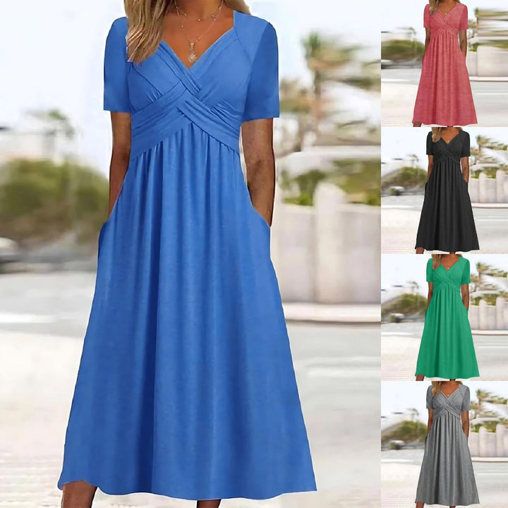 VIANELLE | ELEGANT DRESS WITH TUMMY COVERAGE