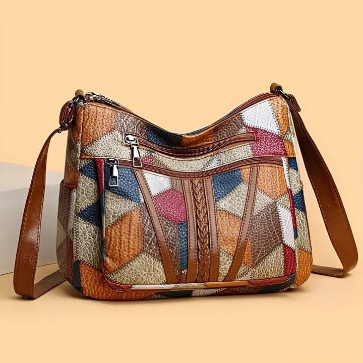 THE MOSAIC LEATHER HANDBAG
