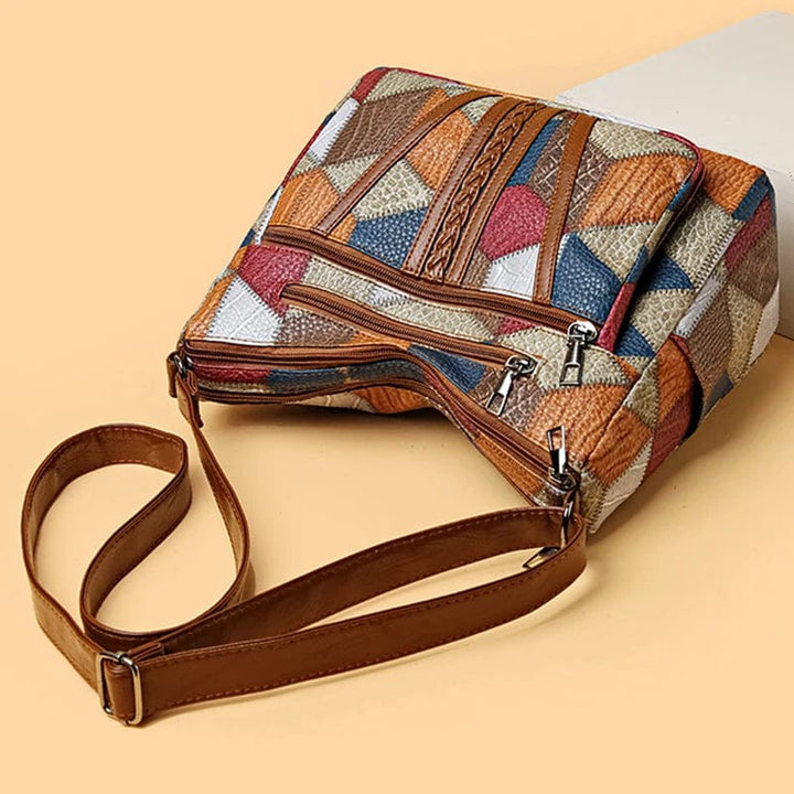THE MOSAIC LEATHER HANDBAG