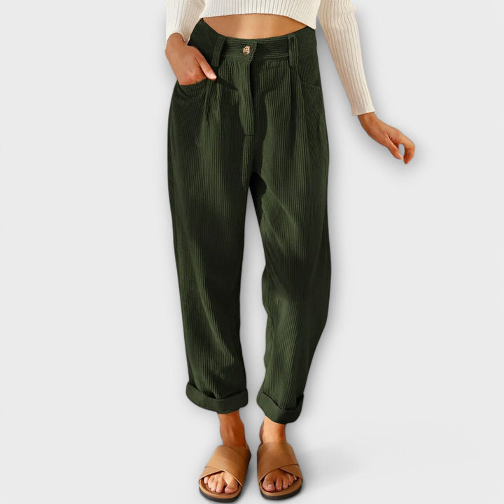 JANA | MODERN CORDUROY TROUSERS