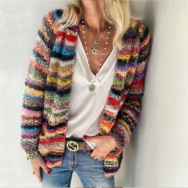 CLEO | TIMELESS MULTICOLORED CARDIGAN