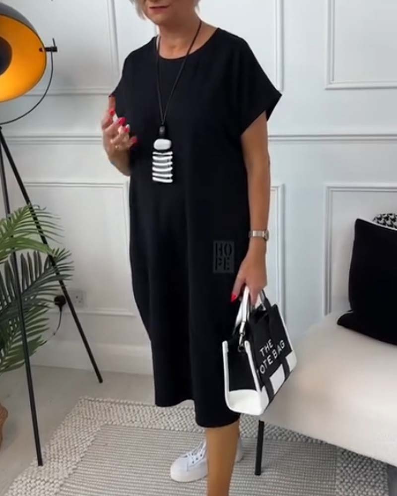 SARVELLE | CASUAL SHORT-SLEEVE KAFTAN