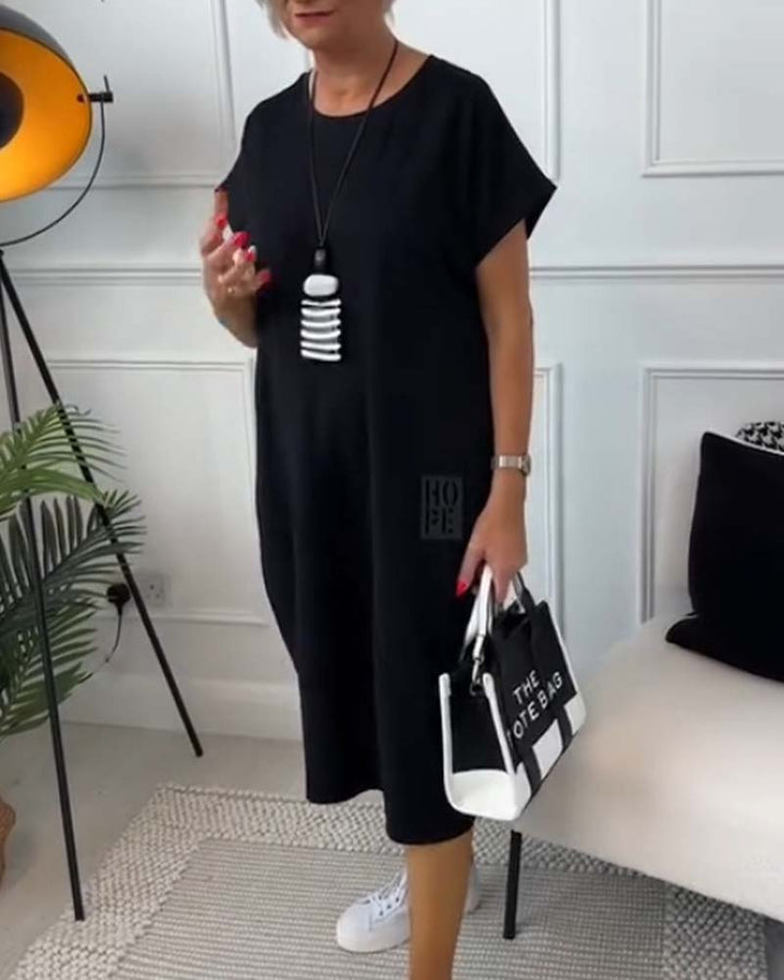 SARVELLE | CASUAL SHORT-SLEEVE KAFTAN