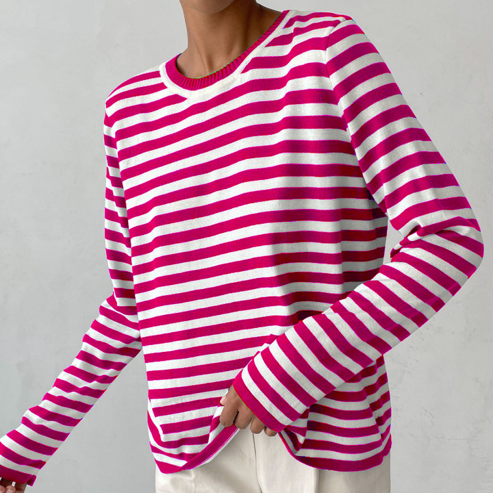 NICOLE | ELEGANT STRIPED SWEATER