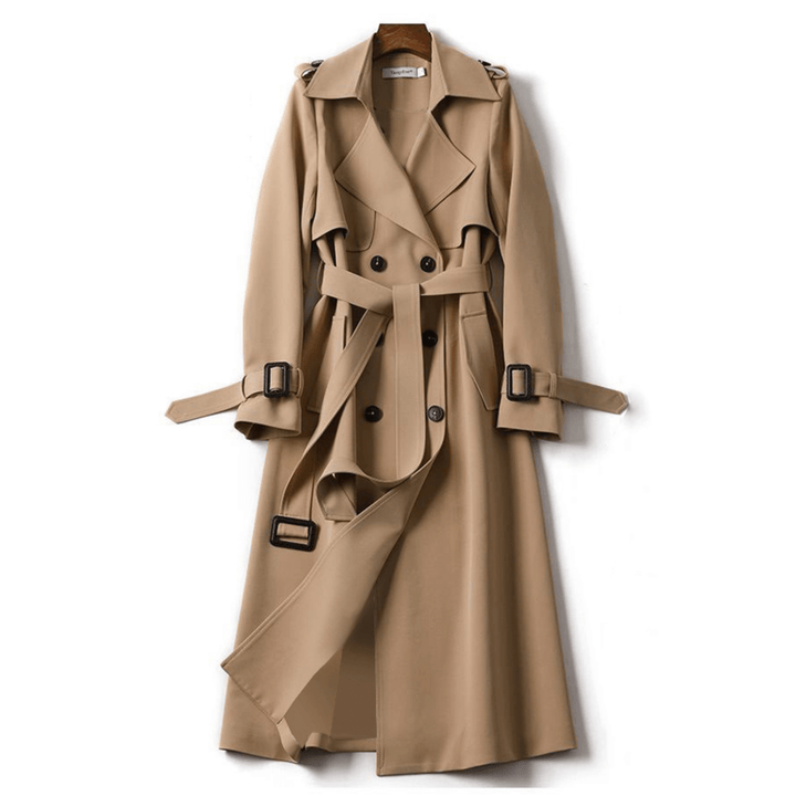 HELENA | LONG CLASSIC TRENCH COAT FOR WOMAN