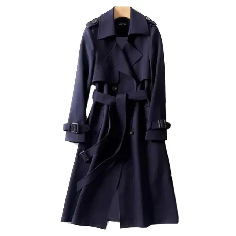 HELENA | LONG CLASSIC TRENCH COAT FOR WOMAN