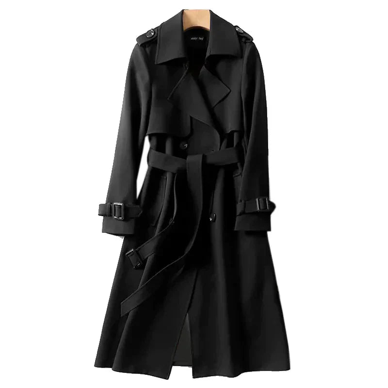 HELENA | LONG CLASSIC TRENCH COAT FOR WOMAN