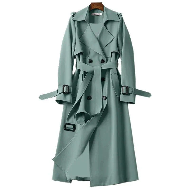 HELENA | LONG CLASSIC TRENCH COAT FOR WOMAN