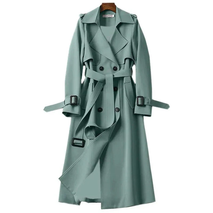 HELENA | LONG CLASSIC TRENCH COAT FOR WOMAN
