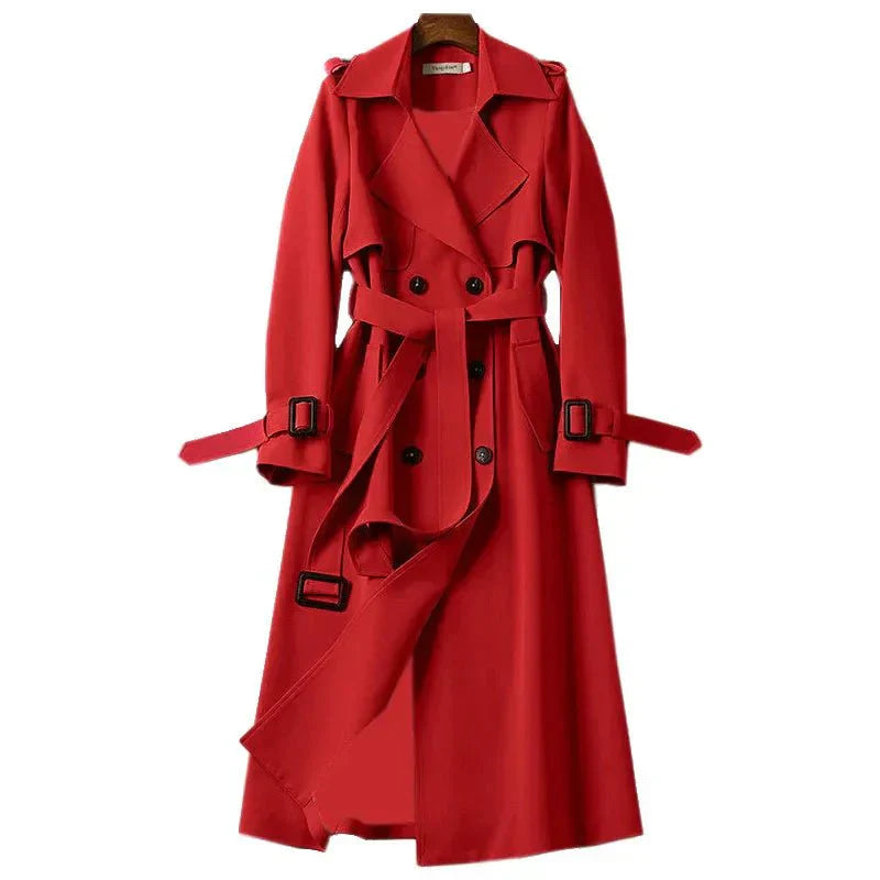 HELENA | LONG CLASSIC TRENCH COAT FOR WOMAN
