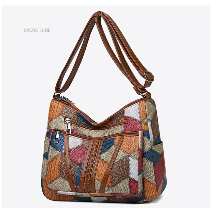 THE MOSAIC LEATHER HANDBAG