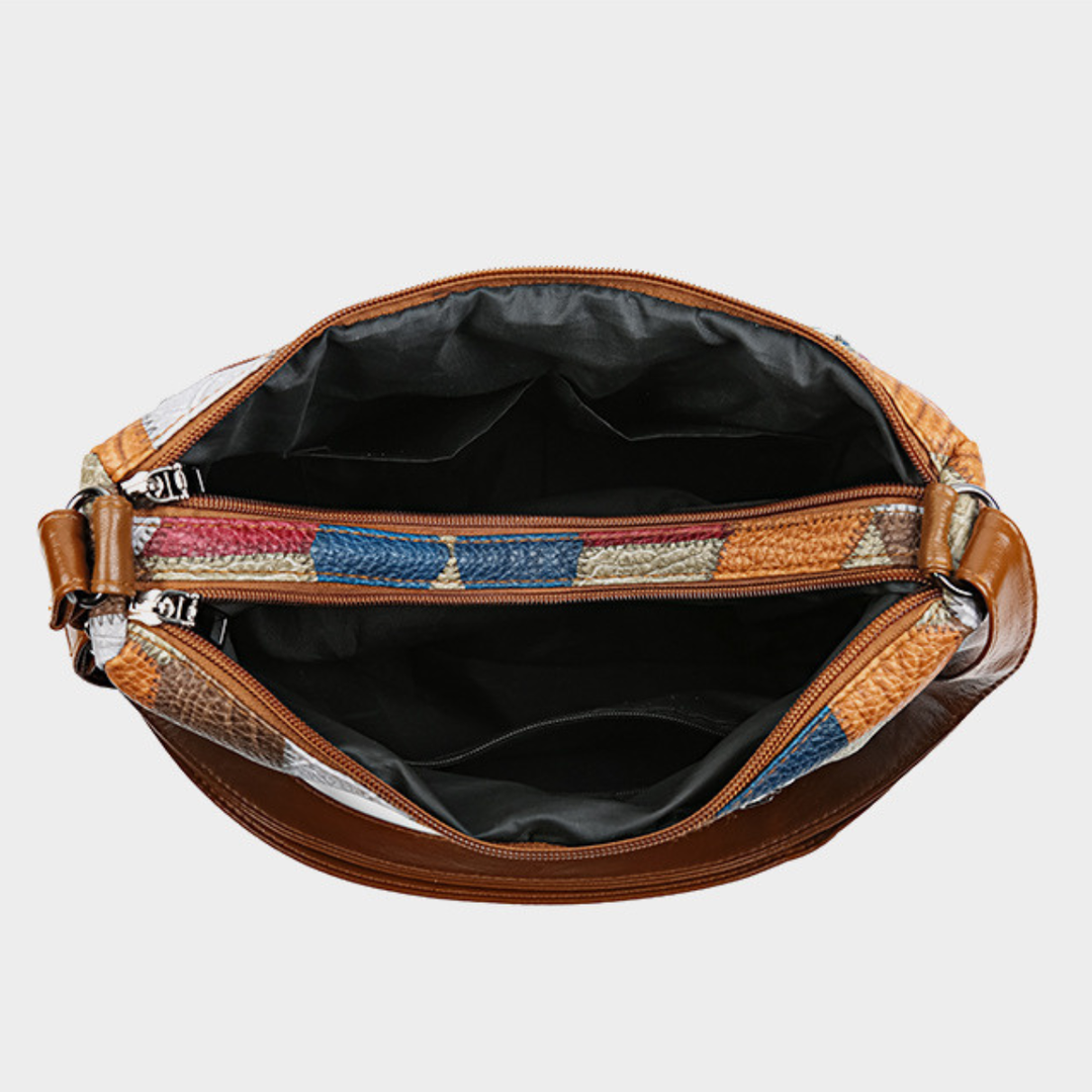 THE MOSAIC LEATHER HANDBAG